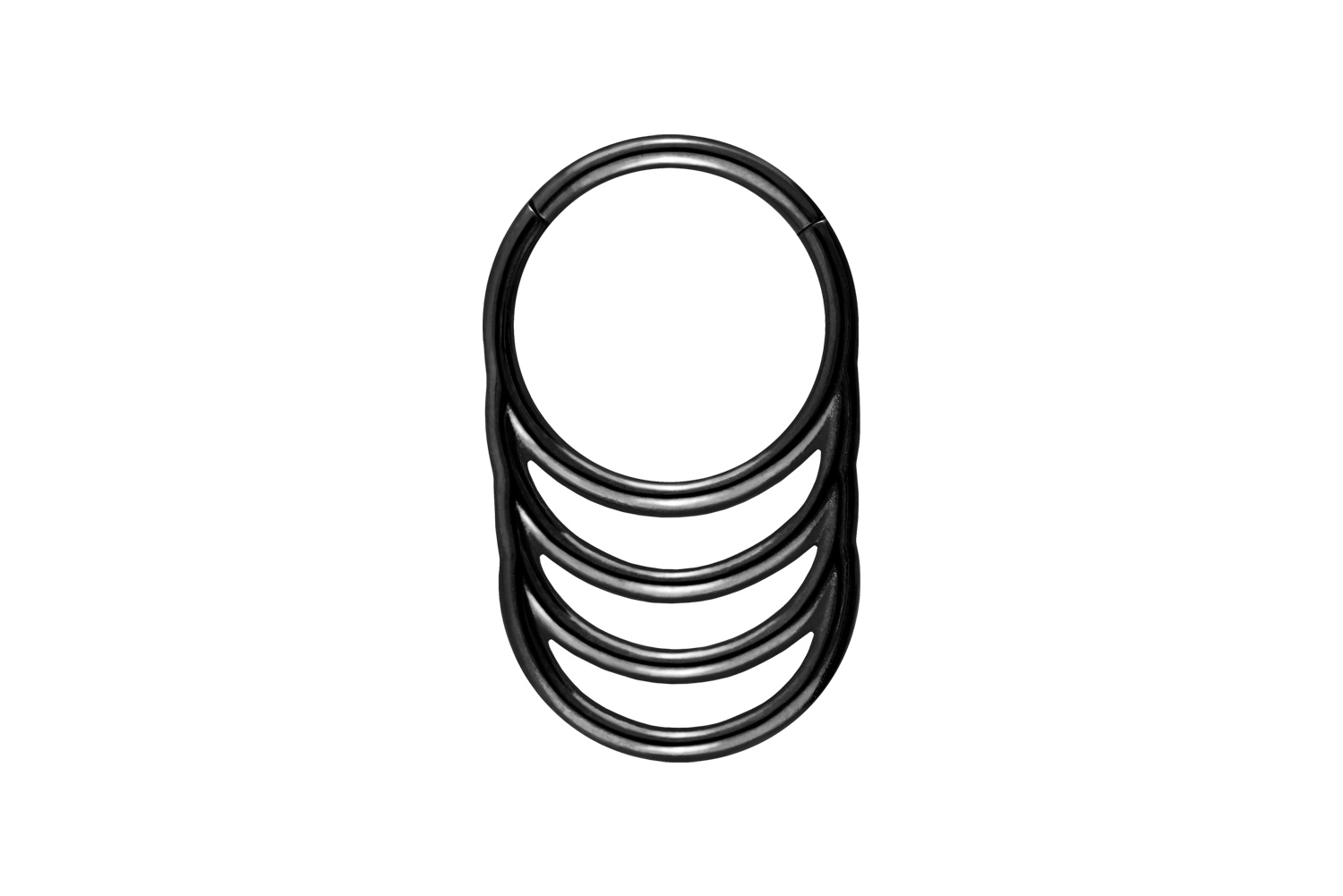 Chirurgenstahl Segmentring Clicker Piercing 4 RINGE ++SALE++